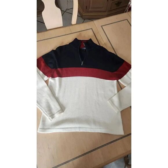 XIOS pullover ivory men's sweater size XL - Picture 2 of 4